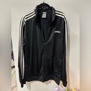 adidas essentials men’s 3-stripes tricot track top size L